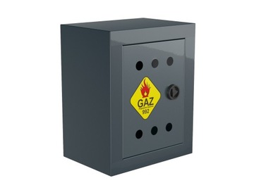 SZAFKA GAZOWA SKRZYNKA 25x20x15 GAZ kolor GRAFIT