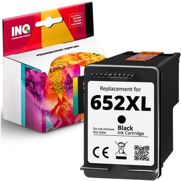 Tusz do HP 652 czarny zamiennik XL 2130 4535 5075