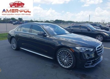 Mercedes Klasa S W223/V223 2022 Mercedes-Benz Klasa S 580 4Matic 2022 4.0l 4.0 Benzyna 496KM