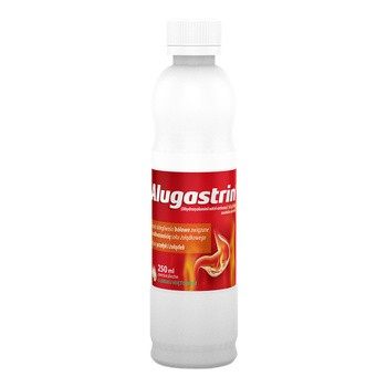 Alugastrin 340mg/5 ml, zawiesina doustna, 250 ml