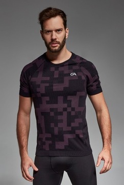 T-shirt męski Gatta Active Breeze Black-Viol r. S