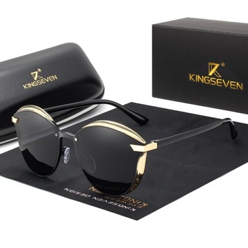 Okulary przeciwsłoneczne KINGSEVEN UV400 KOCIE CAT - n7824