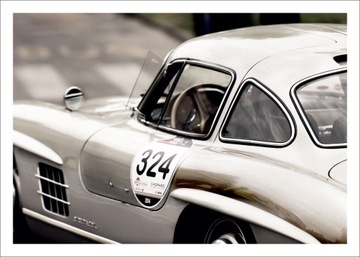 Plakat retro stare samochody oldtimer 100 x 70