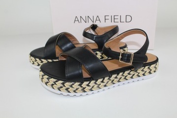 Anna Field sandały platforma skóra roz.38 (CK1241)