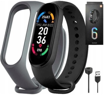 OPASKA SPORTOWA SMARTWATCH SMARTBAND M6 ZEGAREK