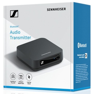 Sennheiser BTT100 nadajnik audio BT USB Audio Codec: aptX,aptX,LL,SBC;A2DP