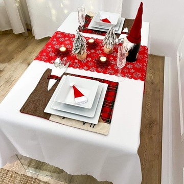 КОВРИК ДЛЯ РОЖДЕСТВЕНСКОГО СТОЛА BOHO MAT 44x33см