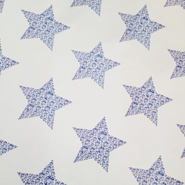 Papier gwiazdki do pakowania 57cmx2m 2m356
