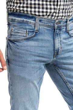 Męskie spodnie jeansowe dopasowane Mustang OREGON TAPERED W36 L34