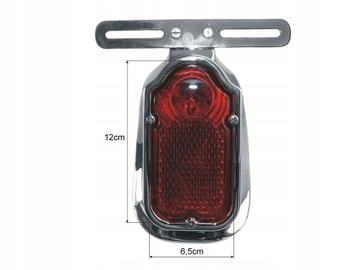 ЗАДНИЙ ФОНАРЬ УНИВЕРСАЛЬНЫЙ СВЕТОДИОДНЫЙ ХРОМ КОРПУС