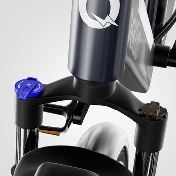 Электронный велосипед Qekud 27M204 27,5 дюйма 36 В 12,5 Ач 250 Вт e-City Citybik велосипед серый