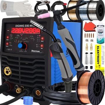 SPAWARKA SHERMAN SYNERGIA DIGIMIG 200 MTM TIG PULS