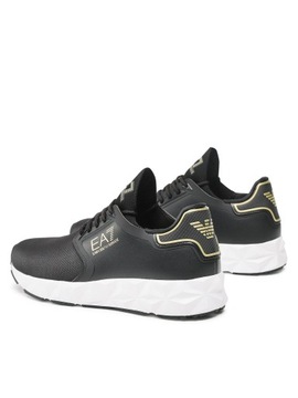 EA7 EMPORIO ARMANI Sneakersy X8X123 XK300 R347 Black/Gold/White