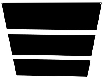 МАГНИТНАЯ ДОСКА ДЛЯ ЗАМЕТОК НА МАГНИТАХ НАСТЕННЫЕ ЗАМЕТКИ 20х80 3ШТ ЧЕРНАЯ