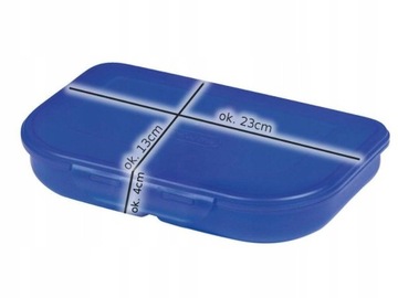 Ланч-бокс Herlitz бирюзового цвета