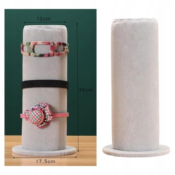 Классическая оранжево-красная повязка для волос.