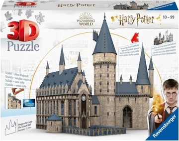 NIEKOMPLETNE RAVENSBURGER PUZZLE 3D HARRY POTTER ZAMEK HOGWART
