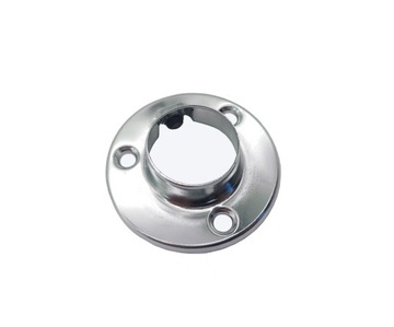 ROZETA fi25 MOCUJĄCA STALOWA DO RUR CHROM 2 SZT c1