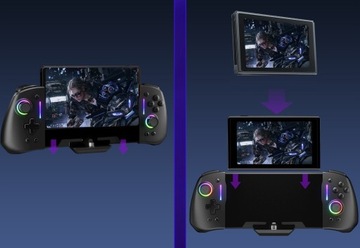 Pad zamiennik do Nintendo Switch JoyCom Switch Grip RGB FASTSNAIL