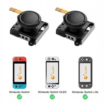2 аналоговых джойстика с эффектом Холла JOY-CON Nintendo Switch ZERO DRIFT