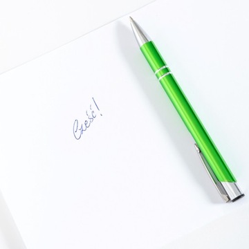 Металлическая шариковая ручка с двусторонней гравировкой логотипа, 250 шт.