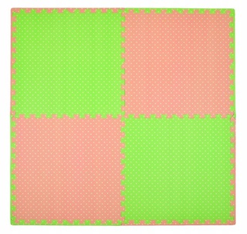 DUŻE PUZZLE PIANKOWE MATA PIANKOWA 62x62CM 4 SZT.