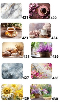 Матовая ламинированная прокладка для стола, очень большой выбор дизайнов