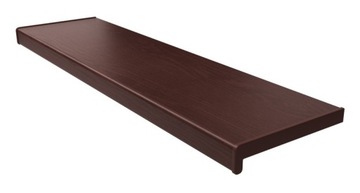Parapet PCV komorowy kolor MAHOŃ szer. 15 cm