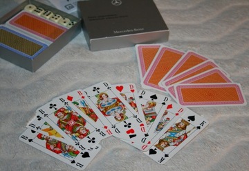 ИГРОВЫЕ КАРТЫ MERCEDES BENZ + ПОДАРОЧНАЯ УПАКОВКА ДЛЯ КОСТЕЙ