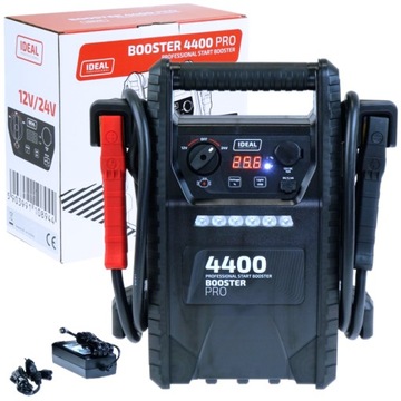 PRZENOŚNY AKUMULATOR DO ROZRUCHU LCD BOOSTER 4400 PRO IDEAL