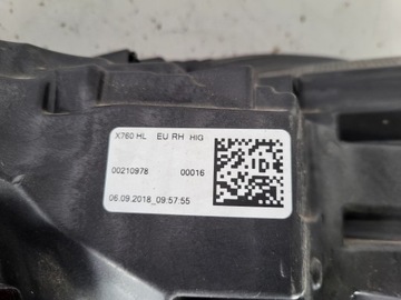 ФОНАРЬ ПЕРЕДНИЙ ПРАВЫЙ JAGUAR XE X760 EUROPA HIG NULL LX73-13W029-HA