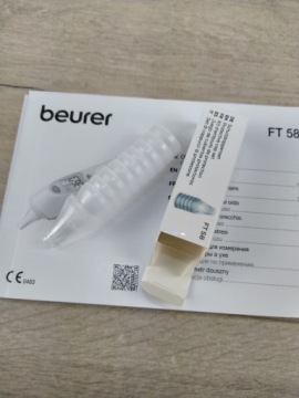 Ушной термометр Beurer FT 58 + футляр + колпачки