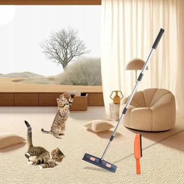 Средство для удаления шерсти домашних животных Средство для удаления шерсти домашних животных с метлой