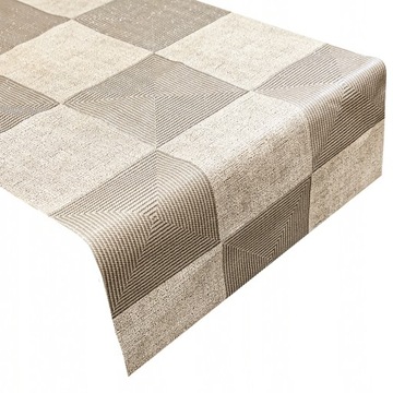 GRUBA CERATA Z METRA NA WŁÓKNINIE BŁYSZCZĄCA OBRUS