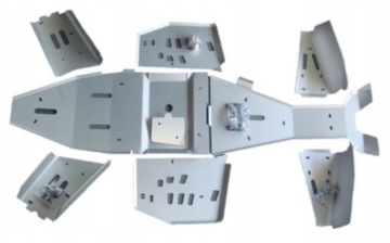 OSŁONY SPODU ALUMINIOWE POLARIS SPORTSMAN 1000