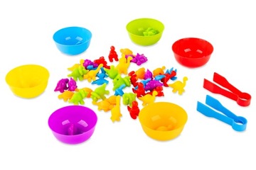 НАБОР ДЛЯ ИЗУЧЕНИЯ ЦВЕТОВ И СЧЕТА ИГРА МОНТЕССОРИ СОРТЕР СЧЕБЫ