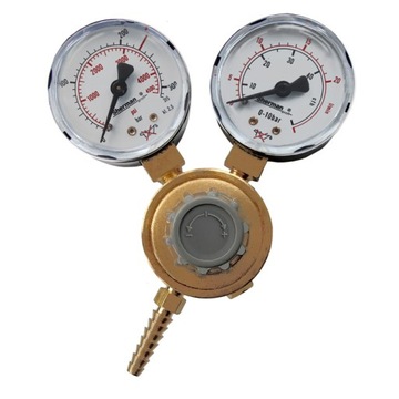 Редуктор Argon CO2 Mini 2M, два манометра, часы