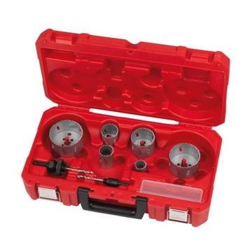 MILWAUKEE ZESTAW OTWORNIC BIMETAL CONTRACTOR 10szt. uniwersalny