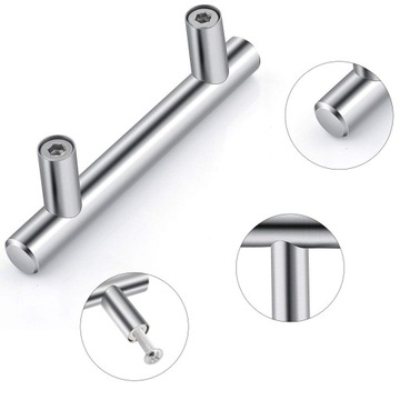 МЕБЕЛЬНЫЕ РУЧКИ МЕТАЛЛИЧЕСКИЕ 10 шт ДЛЯ ДВЕРЕЙ ШКАФА 200ММ 128ММ