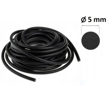 SZNUR GUMA MIKROGUMA USZCZELKA EPDM PIANKA 5mm 20M