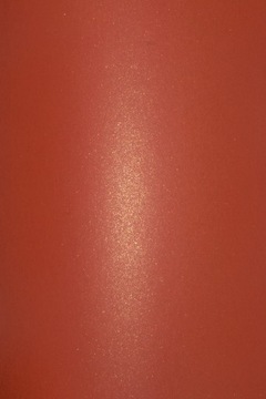 Papier Aster Metallic 280g czerwony drobinki 10A4