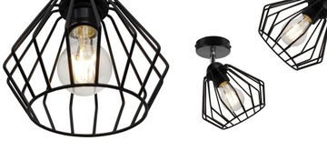 Lampa Sufitowa Loftowa Edison Retro Nowoczesna