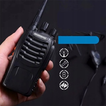 KRÓTKOFALÓWKA 4x WALKIE TALKIE BAOFENG BF-88E PMR DUŻY ZASIĘG RADIOTELEFON
