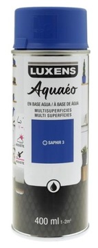 LUXENS FARBA NA BAZIE WODY SPRAY NIEBIESKI SZAFIROWY POŁYSK 400ML
