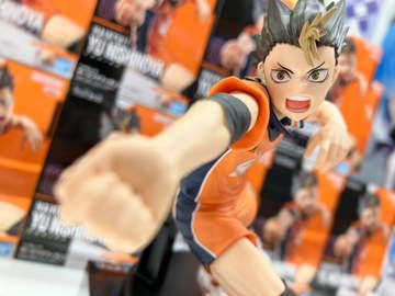 FIGURKA Anime Manga Figurka Haikyu!! Yu Nishinoya pozuje w Banpresto w
