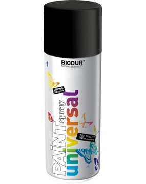 SPRAY Farba BIODUR 400 ml CZARNY mat 9005
