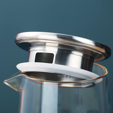 Водный кувшин, стеклянный кувшин, кувшин для замороженного чая с крышкой