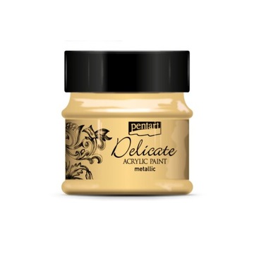 Farba akrylowa Delicate Metaliczna ZŁOTO 50 ml