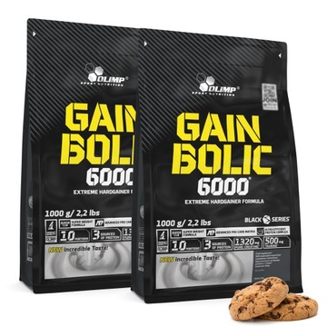 OLIMP GAIN BOLIC 6000 2000g MASA GAINER BIAŁKO