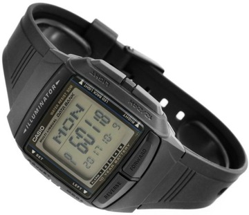 CYFROWY KLASYK CASIO DB-36-1A DATABANK W RETRO SPORTOWYM STYLU +BOX 37mm